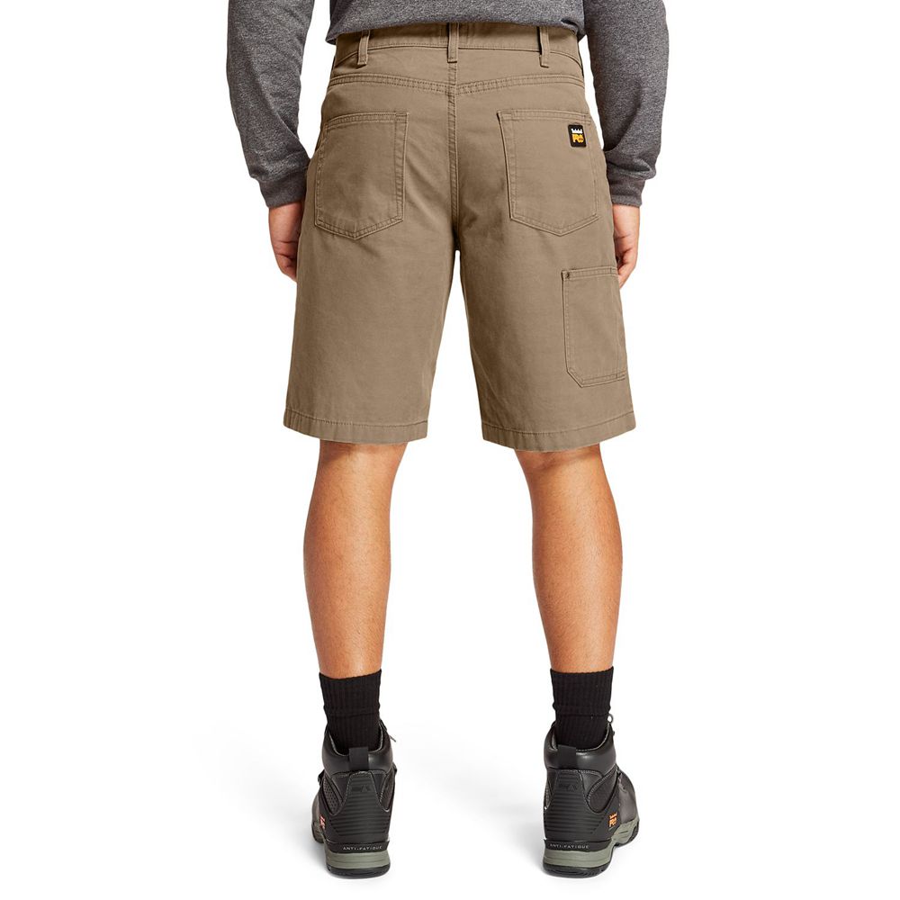 Timberland Mens Shorts PRO® Son-of-a Canvas Work - Khaki - India UV5972643